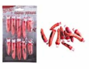 Halloween usekané prsty, balení 10 kusů