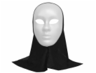 Halloween maska s kapucí, bílá