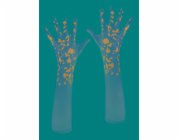 Halloween krvavé dlouhé rukavice