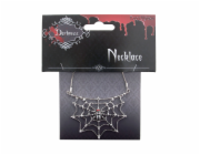 Halloween náhrdelník pavučina