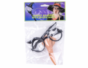 Čarodějnický nos s brýlemi