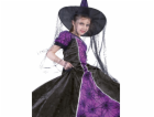 Kostým čarodějnice s pavoučími detaily, velikost 152