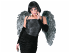 Andělská křídla s šedým peřím
