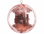 Zrcadlová koule 30cm, růžová