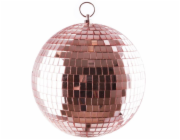 Zrcadlová koule 20 cm, růžová