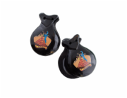 Kastaněty dřevěné, černé