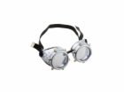 Steampunk brýle stříbrné