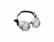Steampunk brýle stříbrné