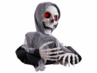 Halloween kostra s červenýma očima