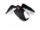 Halloween okřídlená kostra se zářícíma očima, 120 cm