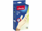 Latexové rukavice Vileda Natural Latex S/M, 10 ks