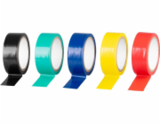 Páska izolační PVC 19 mm/5 m 5 ks mix barev