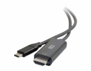 C2G - Kabel adaptéru - USB-C s piny (male) do HDMI s piny (male) - 1.83 m - černá - reverzibilní konektory, podporuje 4K, podpora 1080p, podpora 4K60 Hz (3840 x 2160), podpora 4K30Hz, rychlost přenosu
