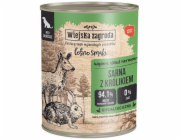 WIEJSKA ZAGRODA Leśne smaki Roe deer with rabbit - vlhké krmivo pro psy - 800g
