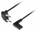 LANBERG EURO POWER CORD CEE 7/16->IEC320 C7 3M VDE
