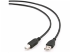 Kabel USB Equip propojovací A-B 3 m, šedý