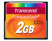 Transcend 2GB CF (133X) paměťová karta (MLC)