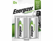 Nabíjecí prvky ENERGIZER D, 2500 mAh, 2 ks.