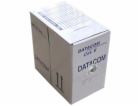 DATACOM kabel drát C6 UTP PVC 305m box šedý