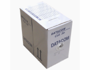 DATACOM kabel drát C5E UTP PVC 305m box šedý