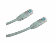 DATACOM Patch kabel UTP CAT5E 1m šedý