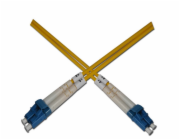 Optický patchkabel duplexní, LC-LC 9/125um SM, 5m, OS2