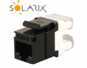 Zařezávací keystone Solarix CAT6 UTP SXKJ-6-UTP-BK