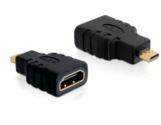 DeLOCK Adapter micro HDMI-D Stecker -> A Buchse (schwarz)