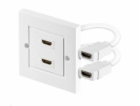 PREMIUMCORD Zásuvka HDMI zásuvka v panelu 2x HDMI A - HDM...