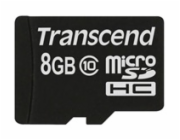 TRANSCEND MicroSDHC karta 8GB Class 10 8GB, bez adaptéru