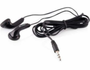 Logic LH-11 sluchátka do ucha, pecky, 1,2m kabel, 3,5mm jack, černá