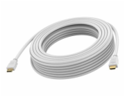 VISION - Vysoká rychlost - HDMI kabel - HDMI s piny (male) do HDMI s piny (male) - 15 m - dvojnásobne stínený - bílá - podpora 8K60Hz, šírka pásma 48 Gbps