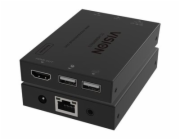 Vision TC-HDMIIPRX/3 - KVM / audio / infračervený extender - receiver - přes CAT 6 - USB - až 150 m