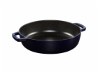 Staub Bräter Chistera 28 cm dunkelblau, Gusseisen