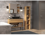 Topeshop NEL II ARTISAN koupelnový doplněk Dub
