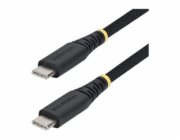 StarTech - USB kabel - USB-C (M) do USB-C (M) - USB 2.0 - 3 A - 2 m - USB Power Delivery (60W) - cerná