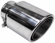 Poujoulat Koncovka tlumiče výfuku 89 mm, vstup 70 mm, leštěná