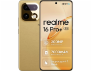 Realme 16 Pro+ 5G 17,27 cm (6.8") Dual SIM Android 16 USB Type-C 12 GB 512 GB 7000 mAh Zlatý
