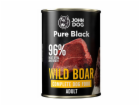 JOHN DOG Pure Black Mono Wild Boar - vlhké krmivo pro psy...
