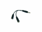 Logo Audio rozdvojka  Jack (3.5mm) samec