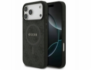 Guess Pouzdro 4G Ring Classic Logo MagSafe pro Apple iPhone 17 Pro Max černé