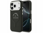 Karl Lagerfeld PU RSG Logo MagSafe kryt iPhone 17 Pro čierny