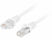 Lanberg Patchcord cat.6 UTP LSZH cu 20m bílý, schválený Fluke