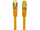 Lanberg Patchcord cat.6a s/ftp lszh cu 15m oranžový, schv...