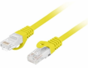 Lanberg Patchcord cat.6 UTP LSZH cu 2m žlutý, schválený Fluke