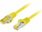Lanberg Patchcord cat.6a s/ftp lszh cu 15m žlutý, schvále...