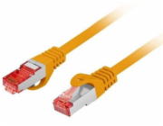Lanberg Patchcord cat.6 s/ftp lszh cu 2m oranžový, schválený Fluke