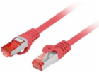 Lanberg Patchcord cat.6 s/ftp lszh cu 5m červený, schvále...