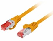 Lanberg Patchcord cat.6 s/ftp lszh cu 15m oranžový, schválený Fluke