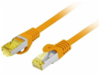 Lanberg Patchcord cat.6a s/ftp lszh cu 1,5m oranžový, Flu...